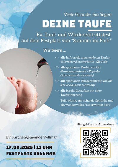 Plakat Tauffest Ahnepark 1782025